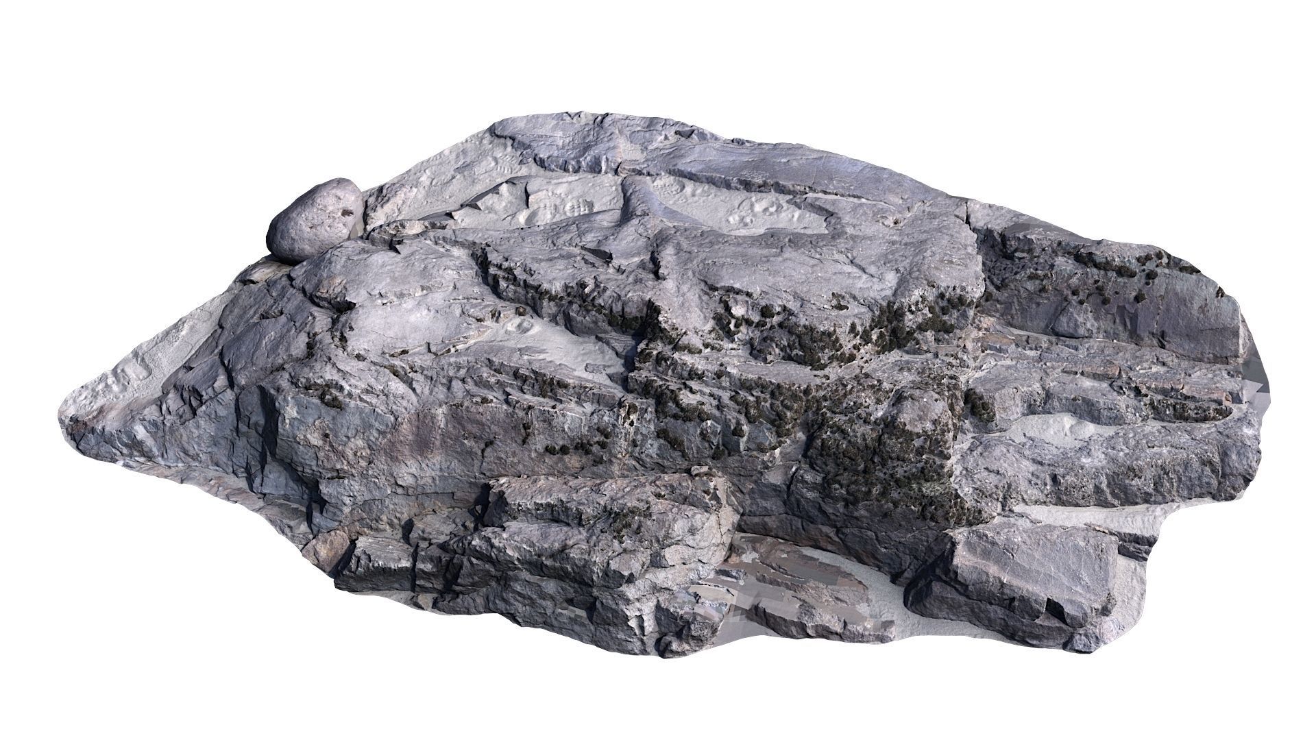 Altay Rock scan 2 Low-poly 3D model_2