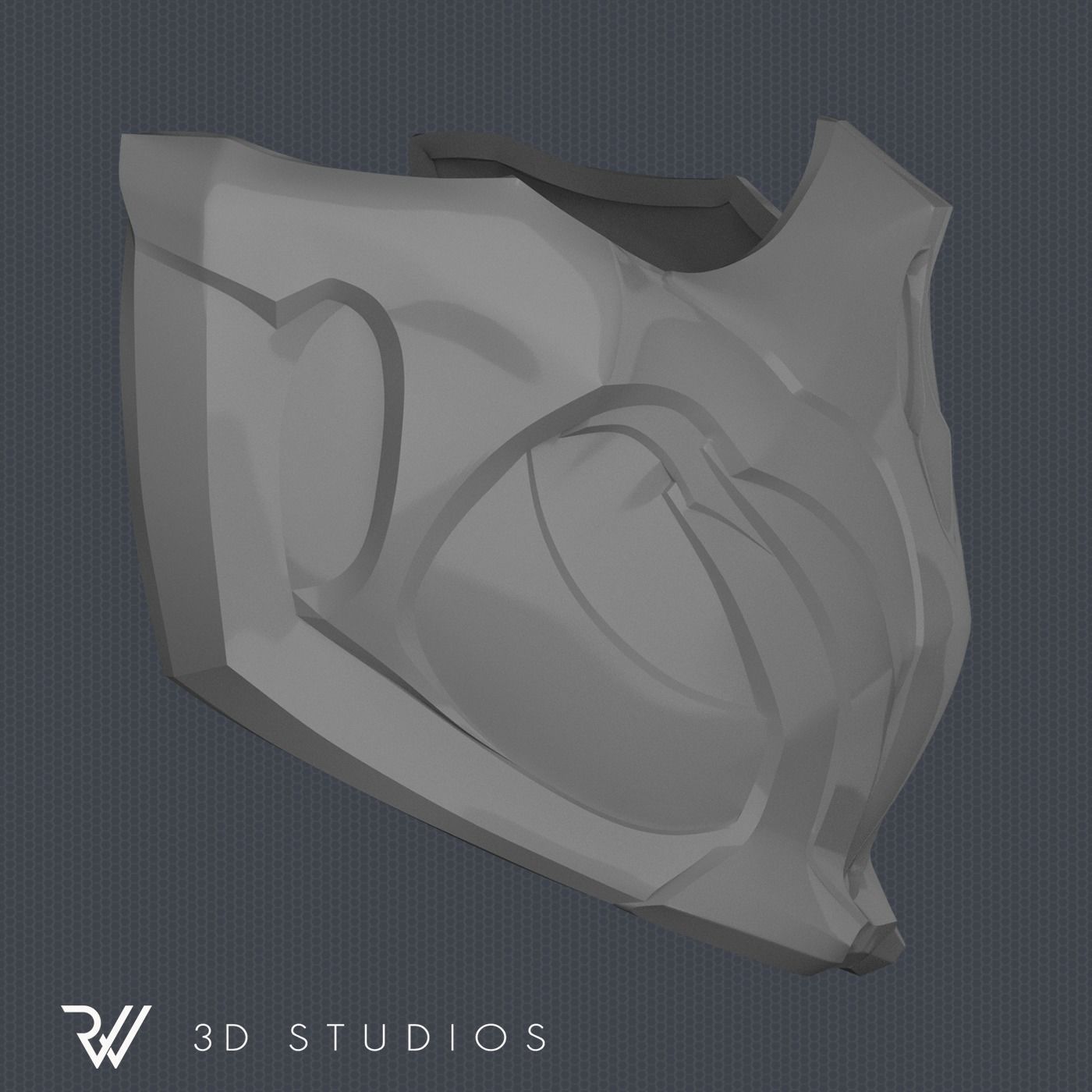 MK11 Scorpion Mask V1 - STL File 3D print model_5