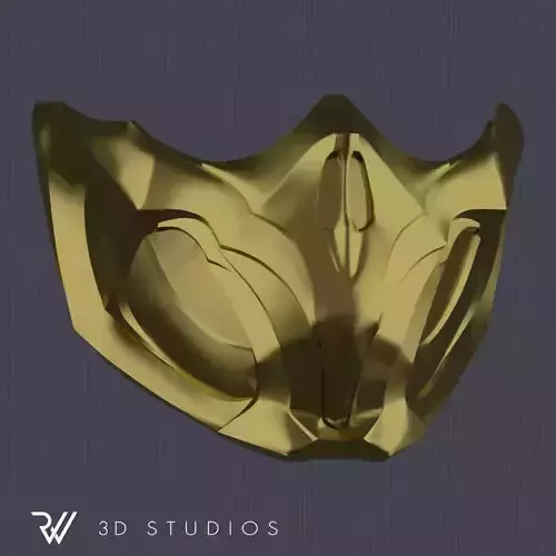 MK11 Scorpion Mask V1 - STL File 3D print model