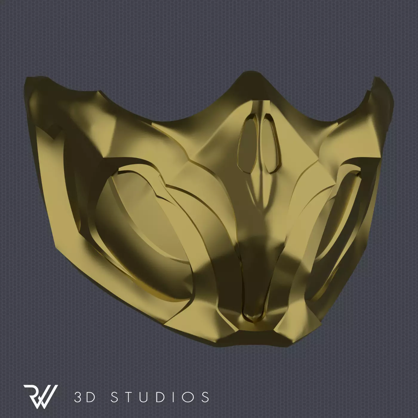 MK11 Scorpion Mask V1 - STL File 3D print model_0