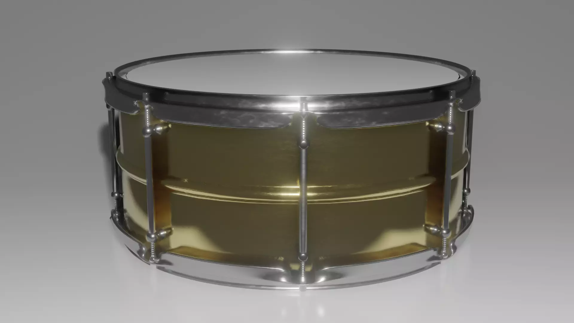 Snare Drum 3D model_0