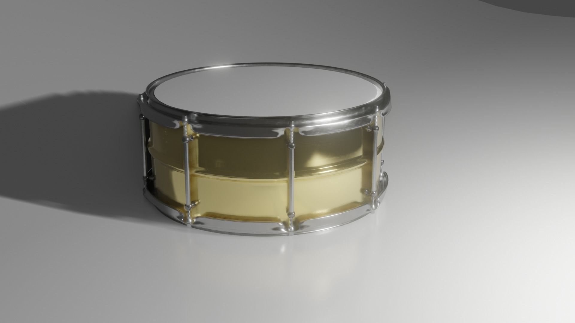 Snare Drum 3D model_2