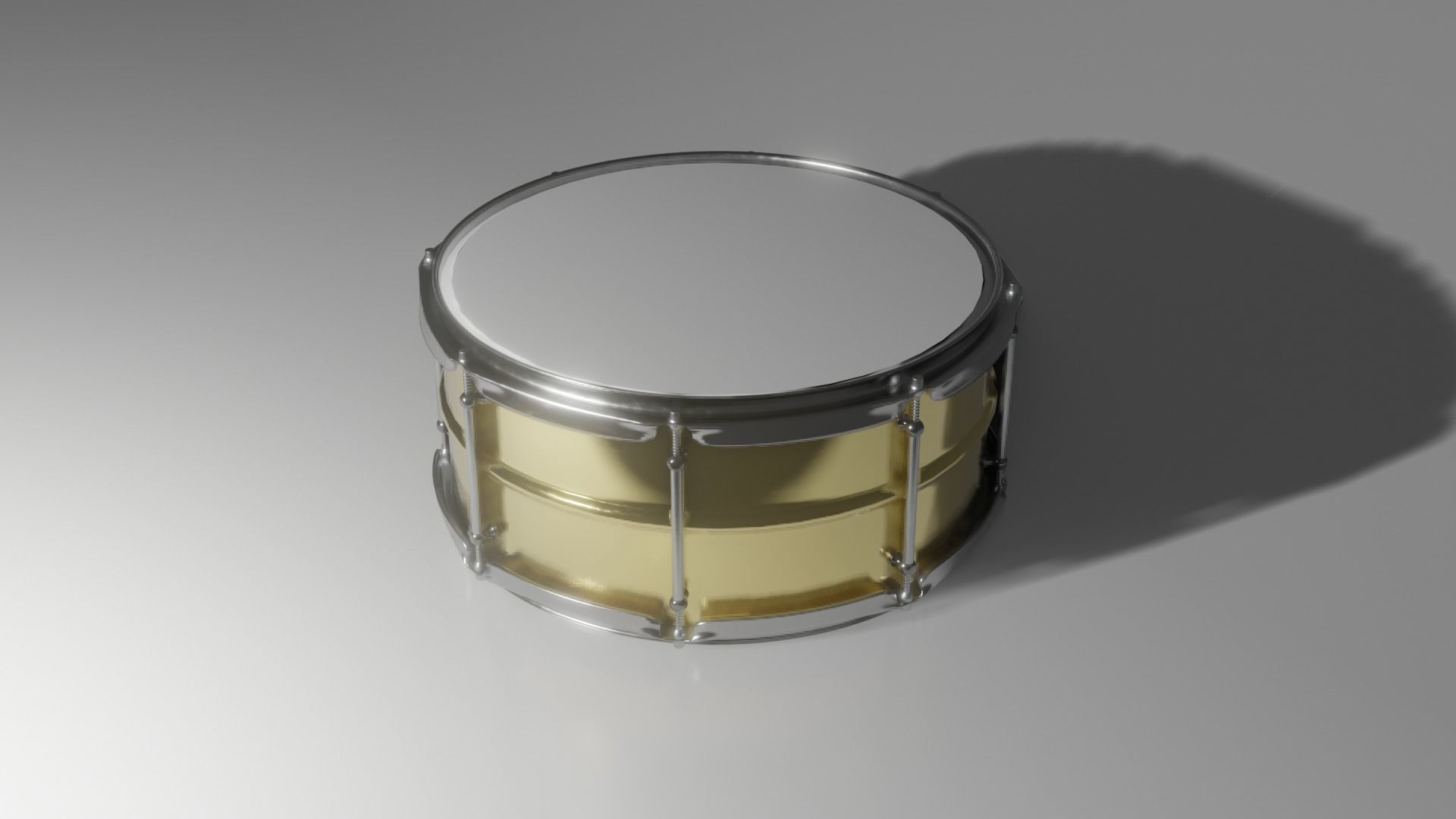 Snare Drum 3D model_1