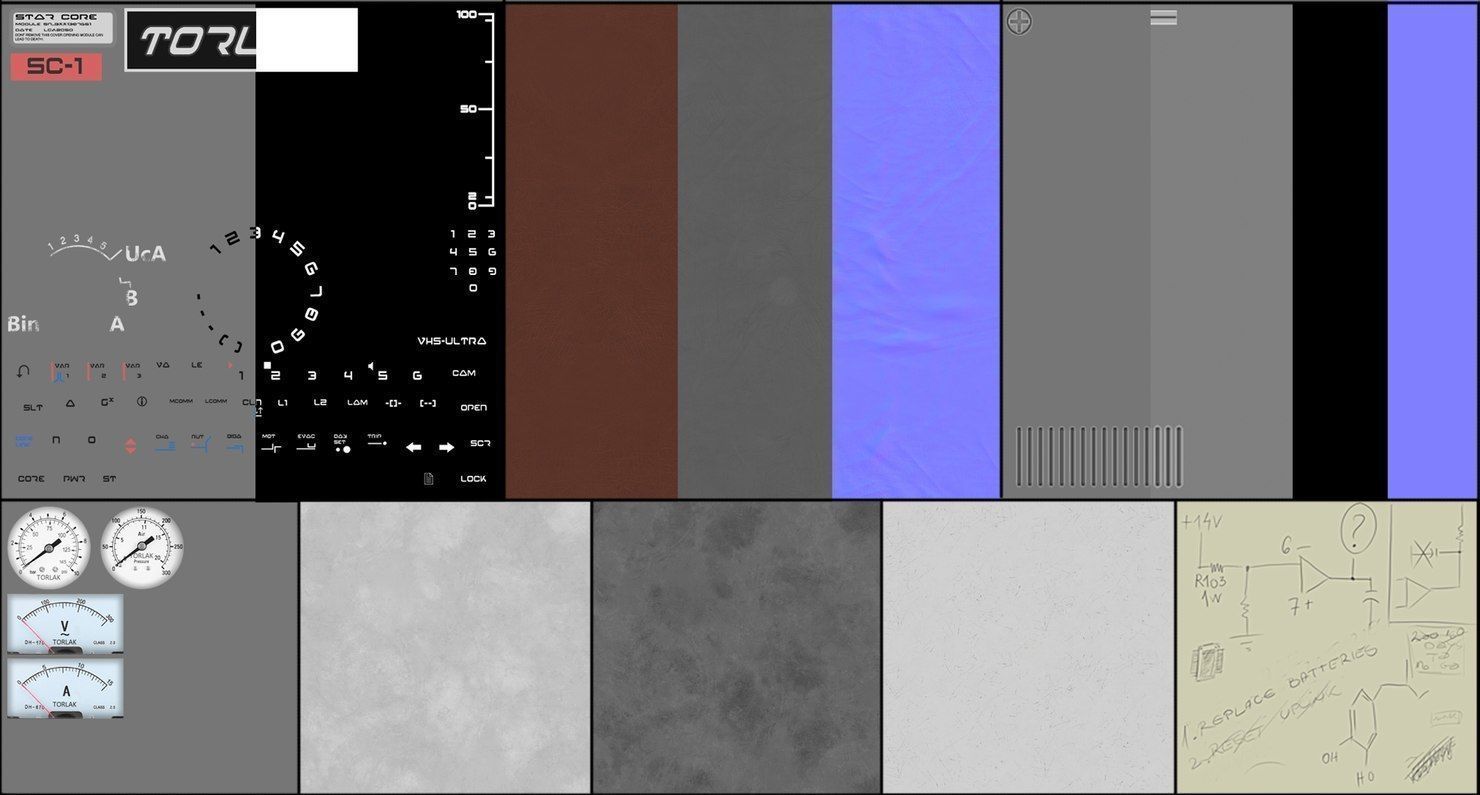 Control Desk 4 Low-poly 3D model_54