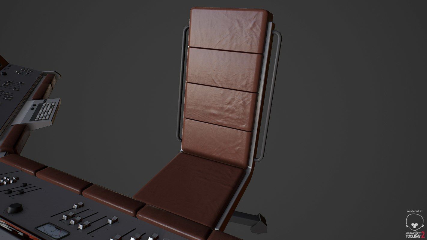 Control Desk 4 Low-poly 3D model_31