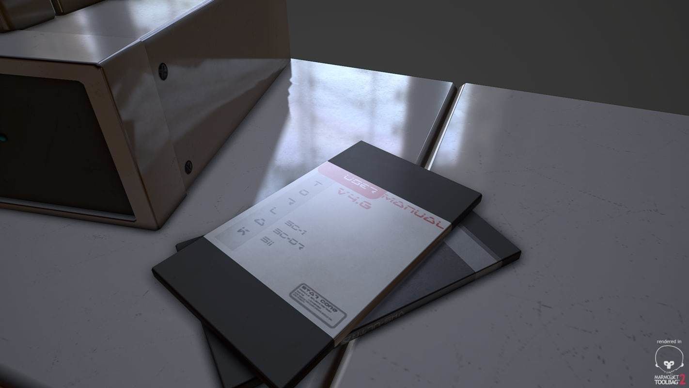 Control Desk 4 Low-poly 3D model_27