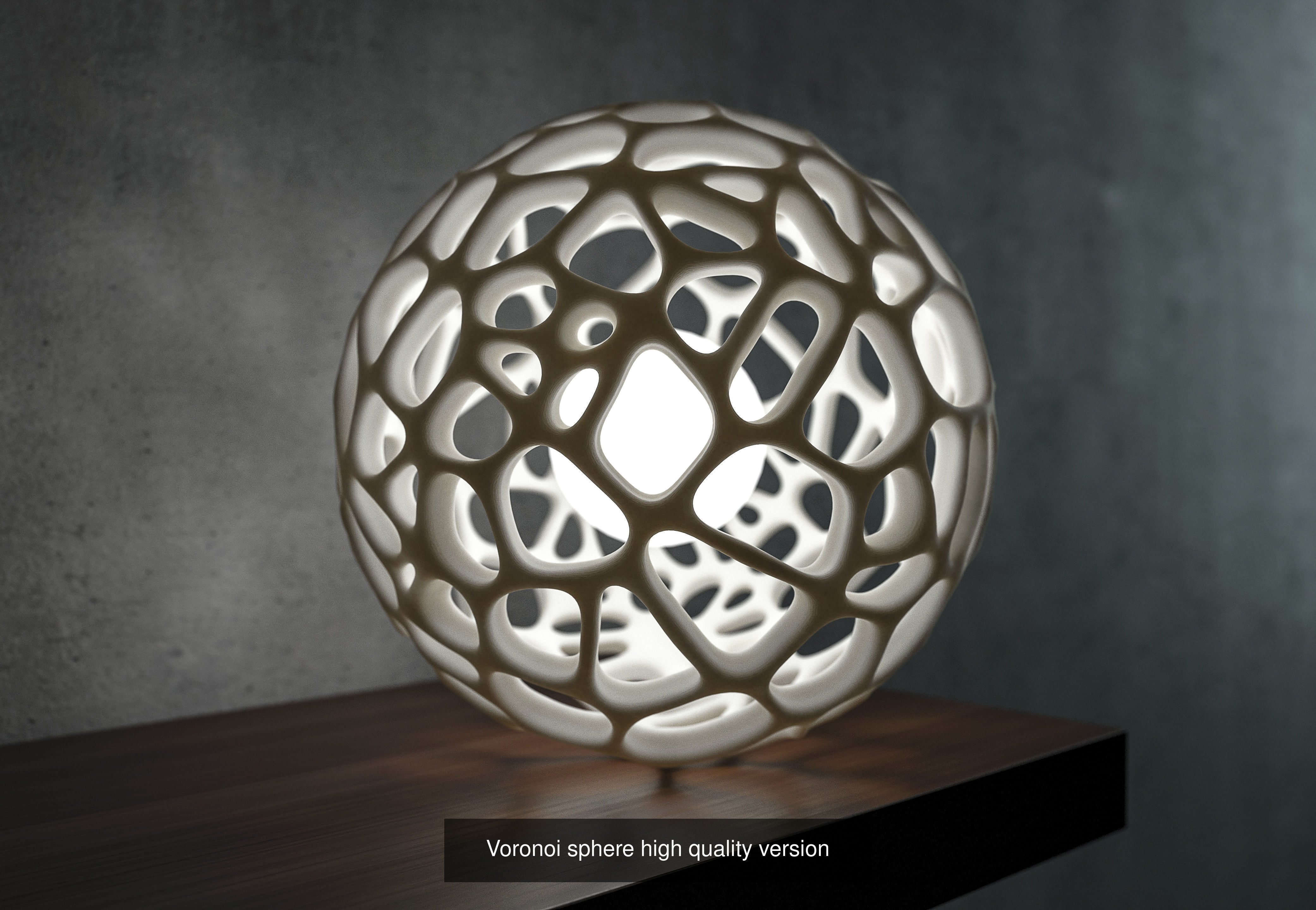 VORONOI LAMPS  3D Model Collection_8