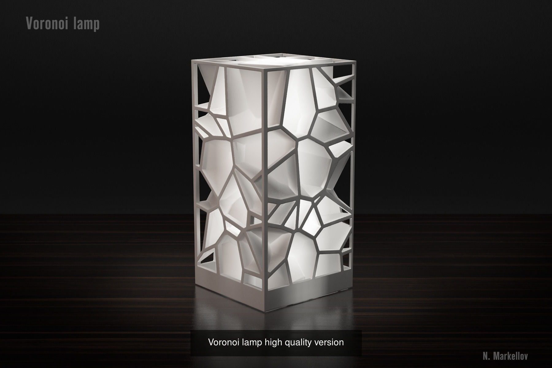 VORONOI LAMPS  3D Model Collection_1