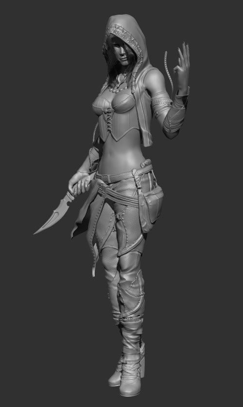 Earth Sorceress 3D model_3