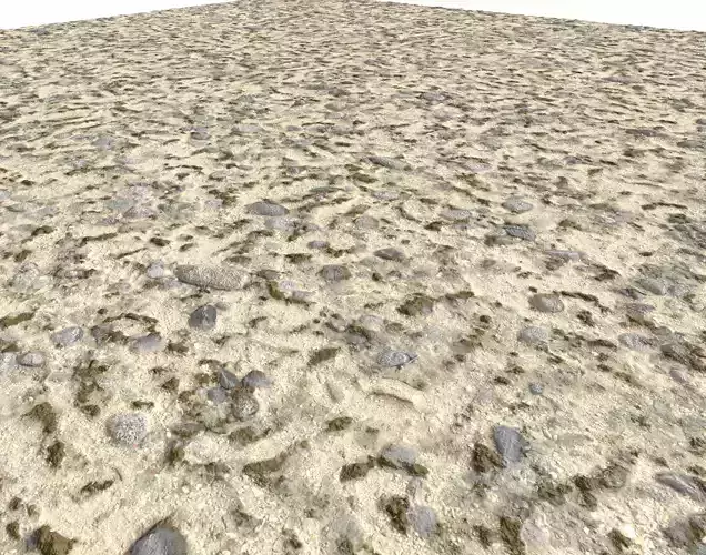 Sand and Pebbles 2 Seamless PBR Texture