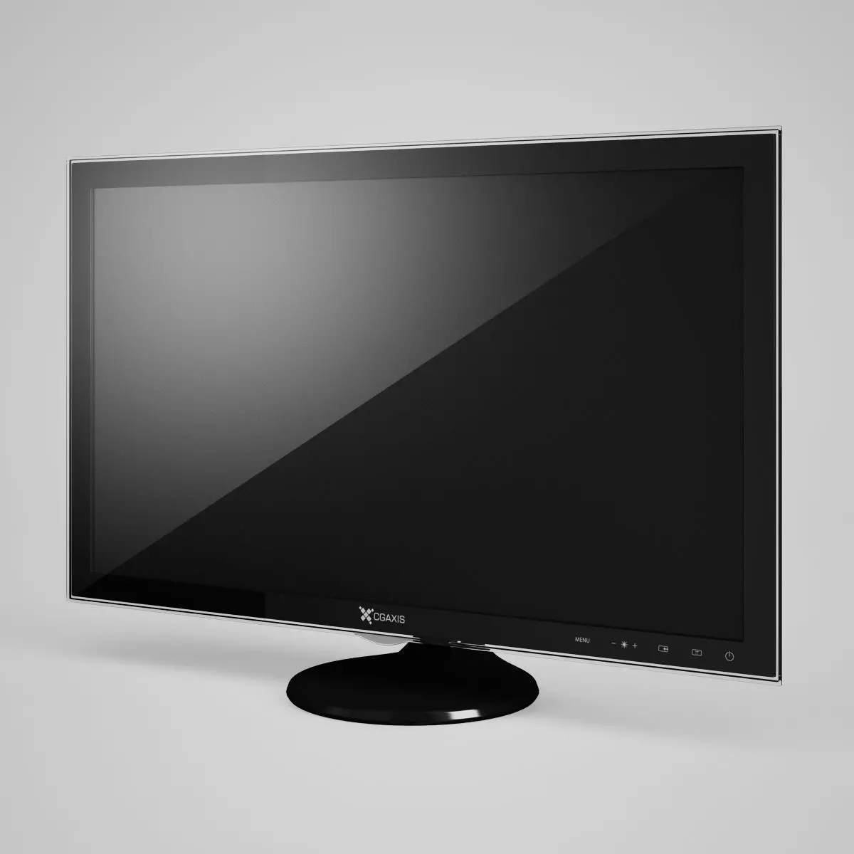 CGAxis LCD Monitor 3D model_0