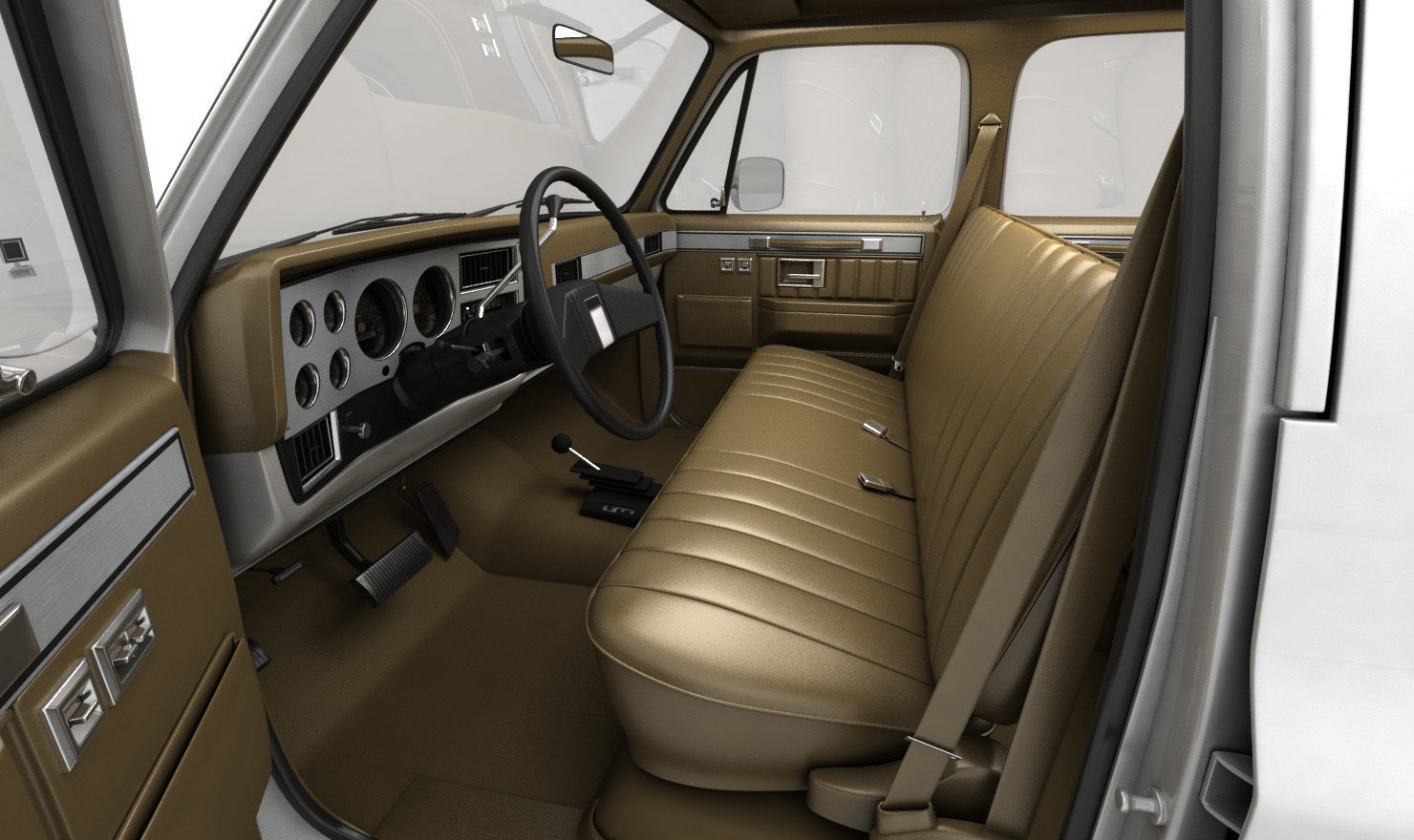 GENERIC 4WD PICKUP TRUCK 5 3D model_3