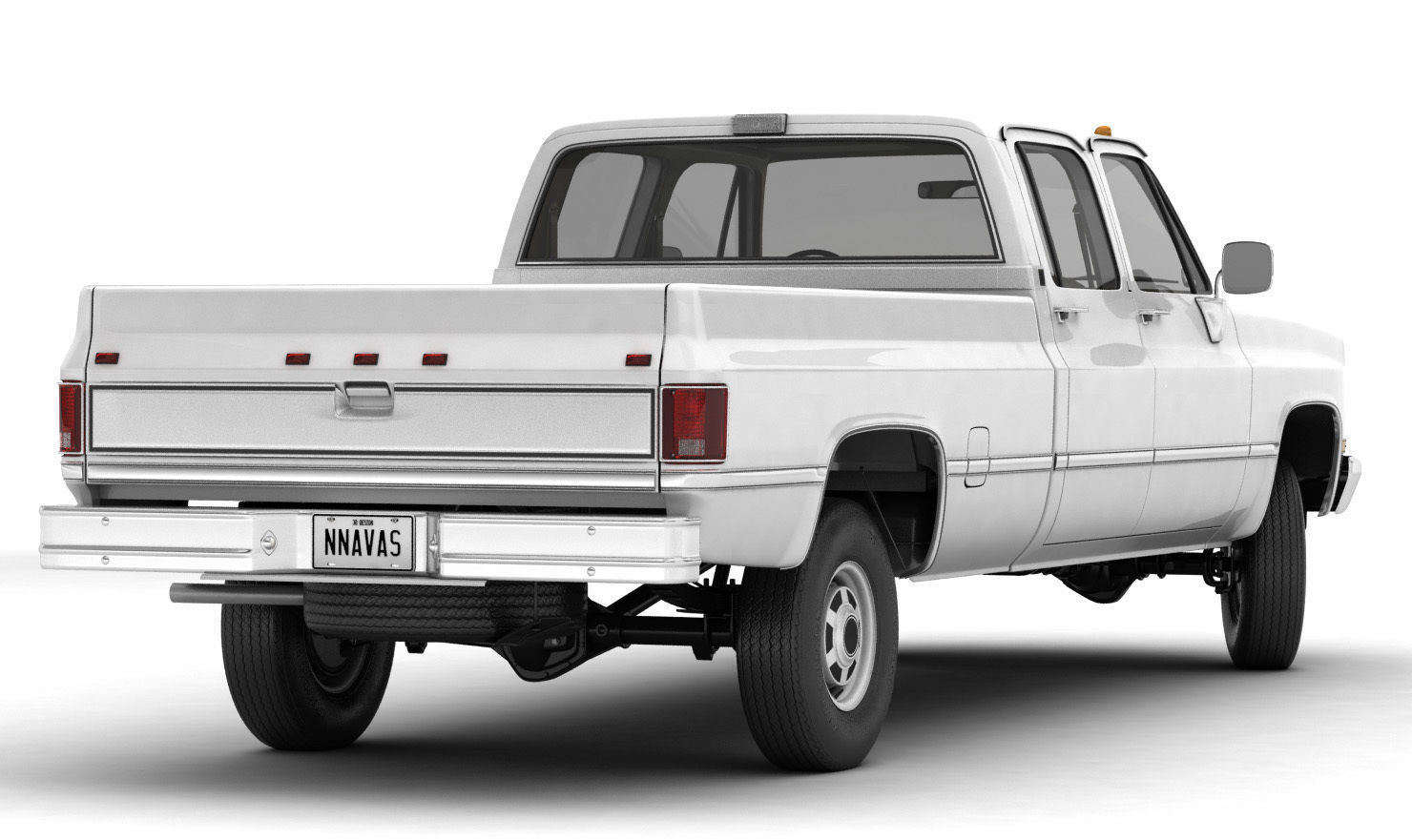 GENERIC 4WD PICKUP TRUCK 5 3D model_1