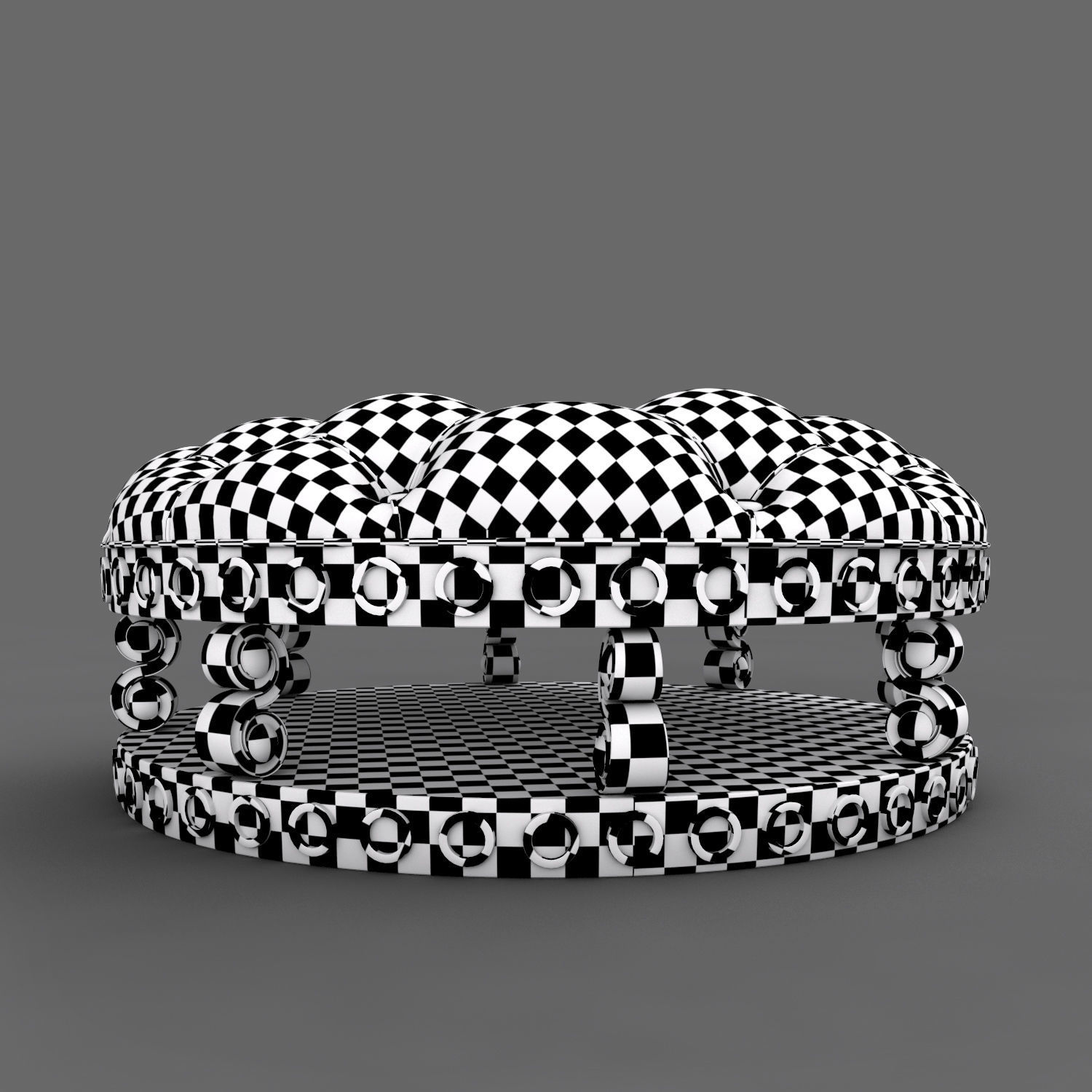 Foot Rest 3D model_7