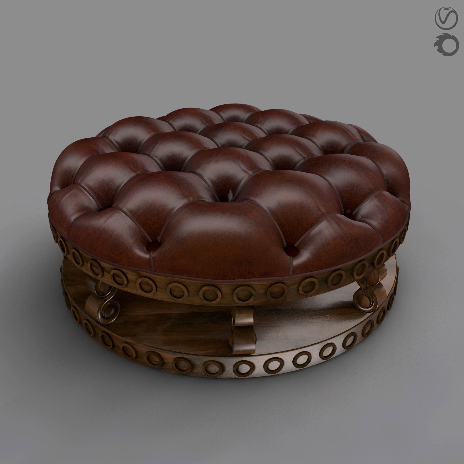 Foot Rest 3D model_1