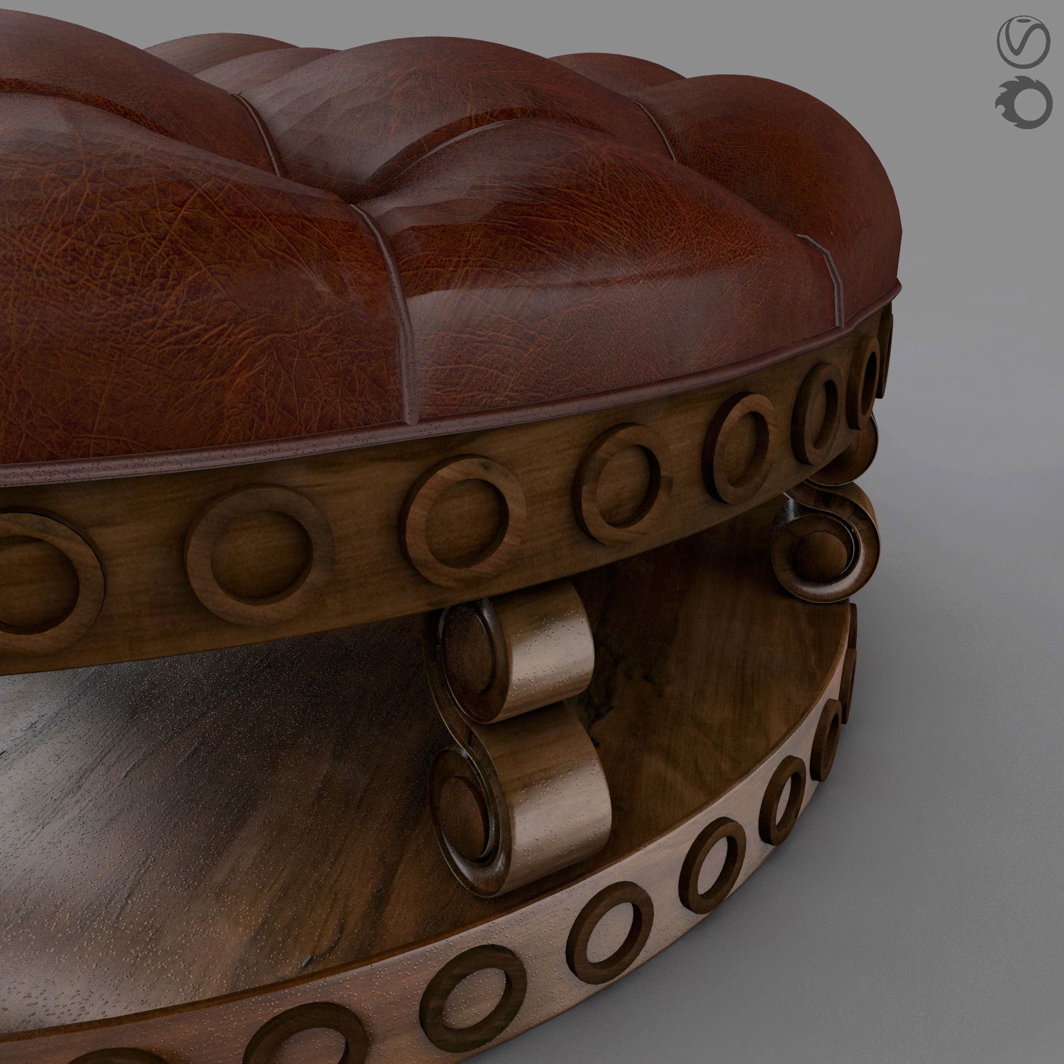 Foot Rest 3D model_3
