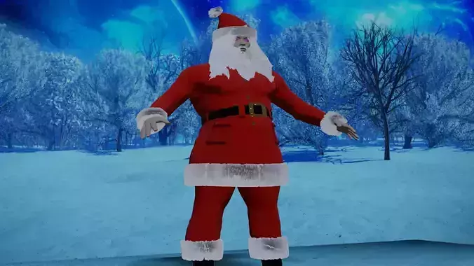 Santa Clause 3D print model