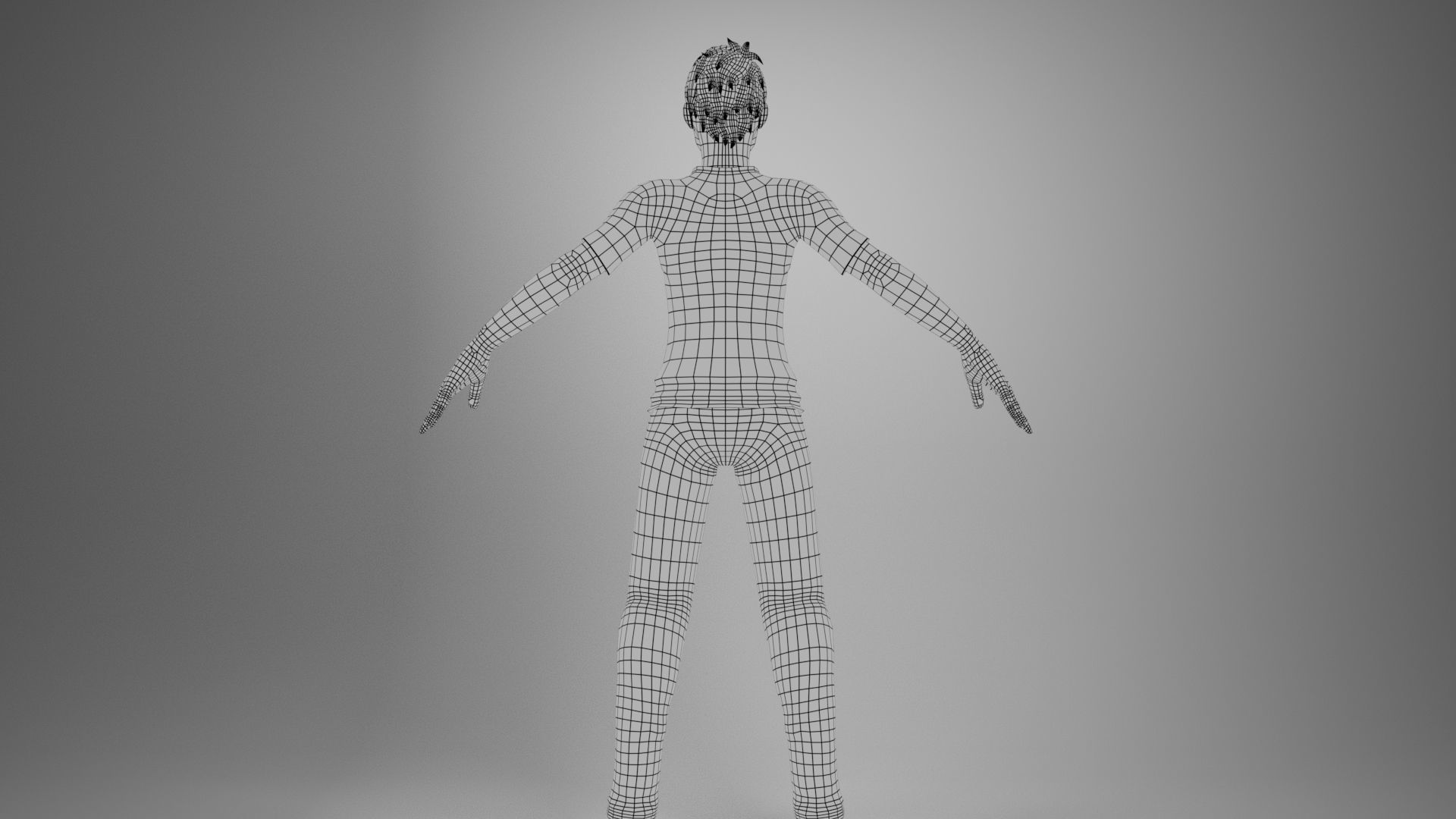 Stylized character male 3D model_6