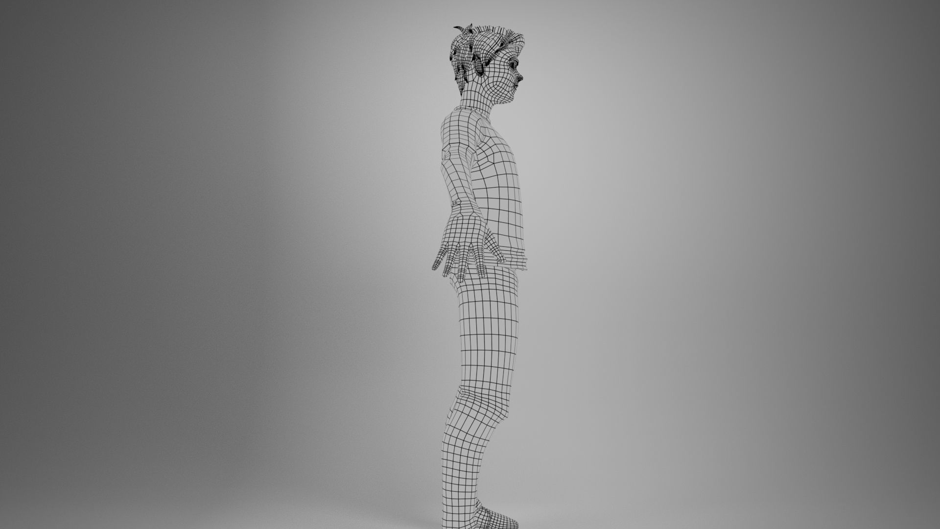 Stylized character male 3D model_8