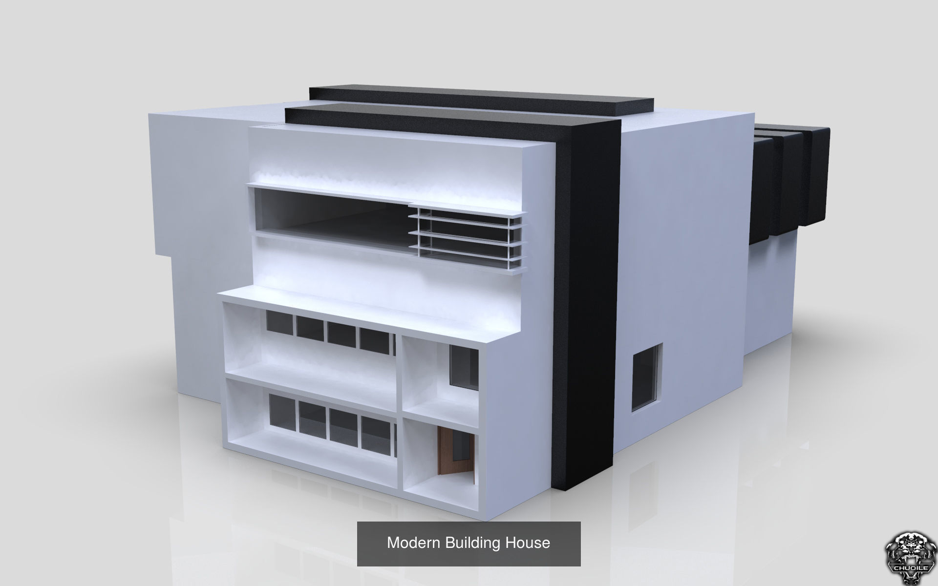 Modern Building Pack 3D Model Collection_18