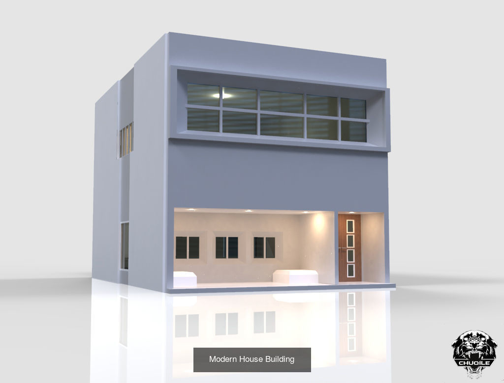 Modern Building Pack 3D Model Collection_12