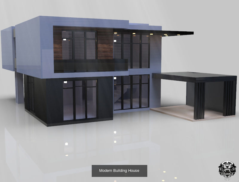 Modern Building Pack 3D Model Collection_13
