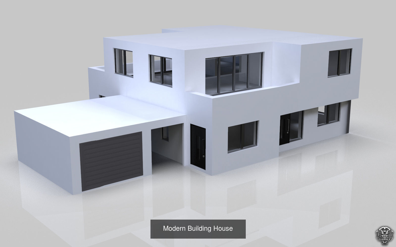Modern Building Pack 3D Model Collection_19