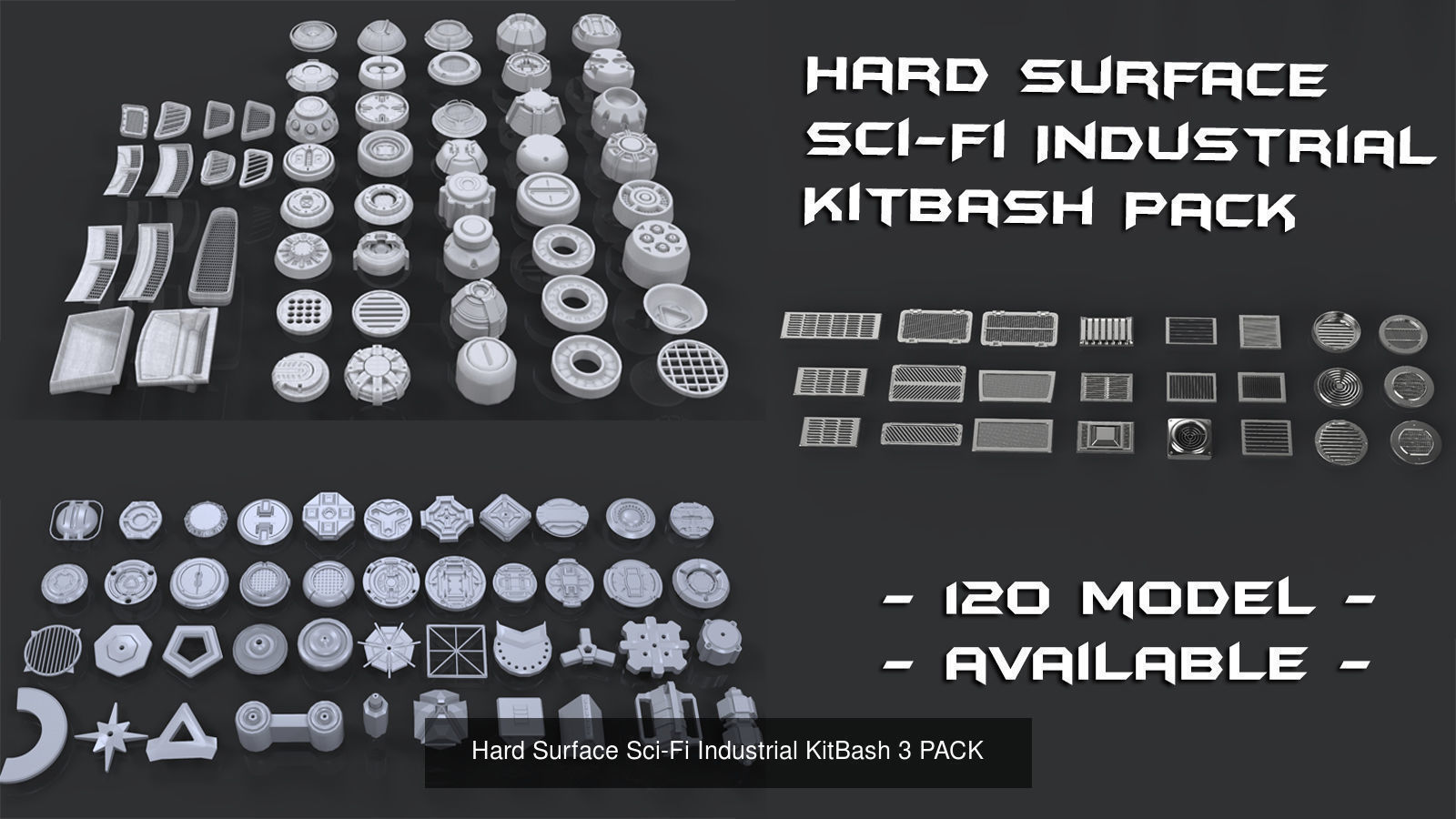 Kitbash Pack 3D Model Collection_8