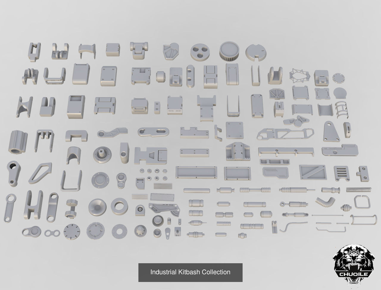 Kitbash Pack 3D Model Collection_5
