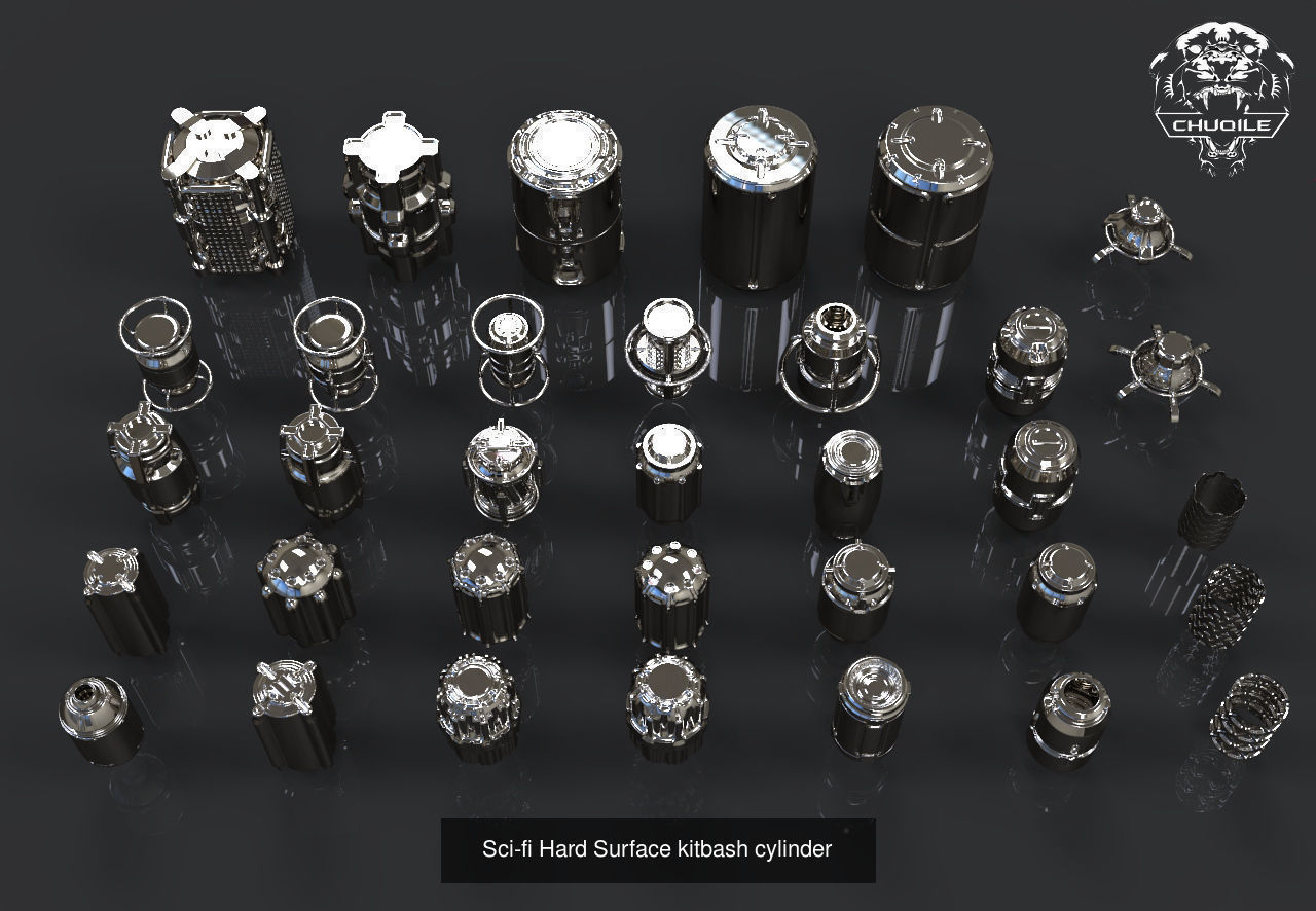 Kitbash Pack 3D Model Collection_2