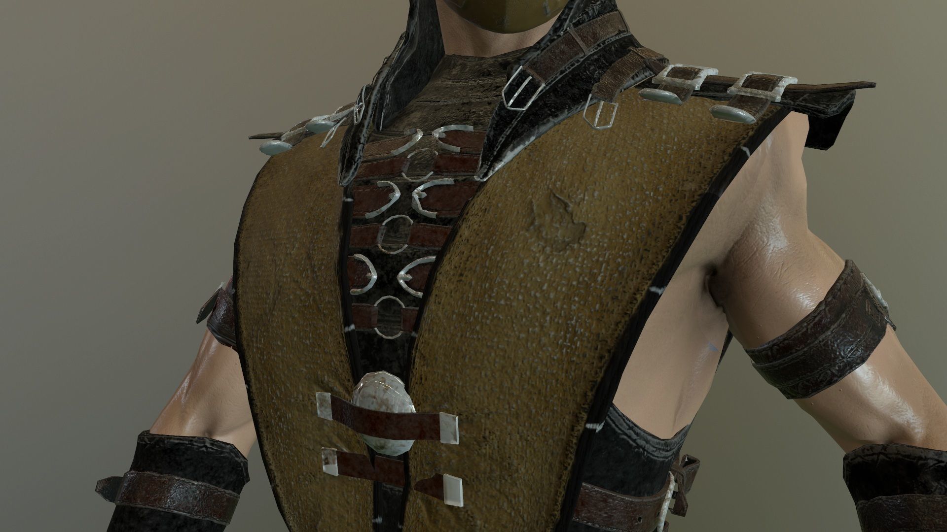 Scorp Low-poly 3D model_3