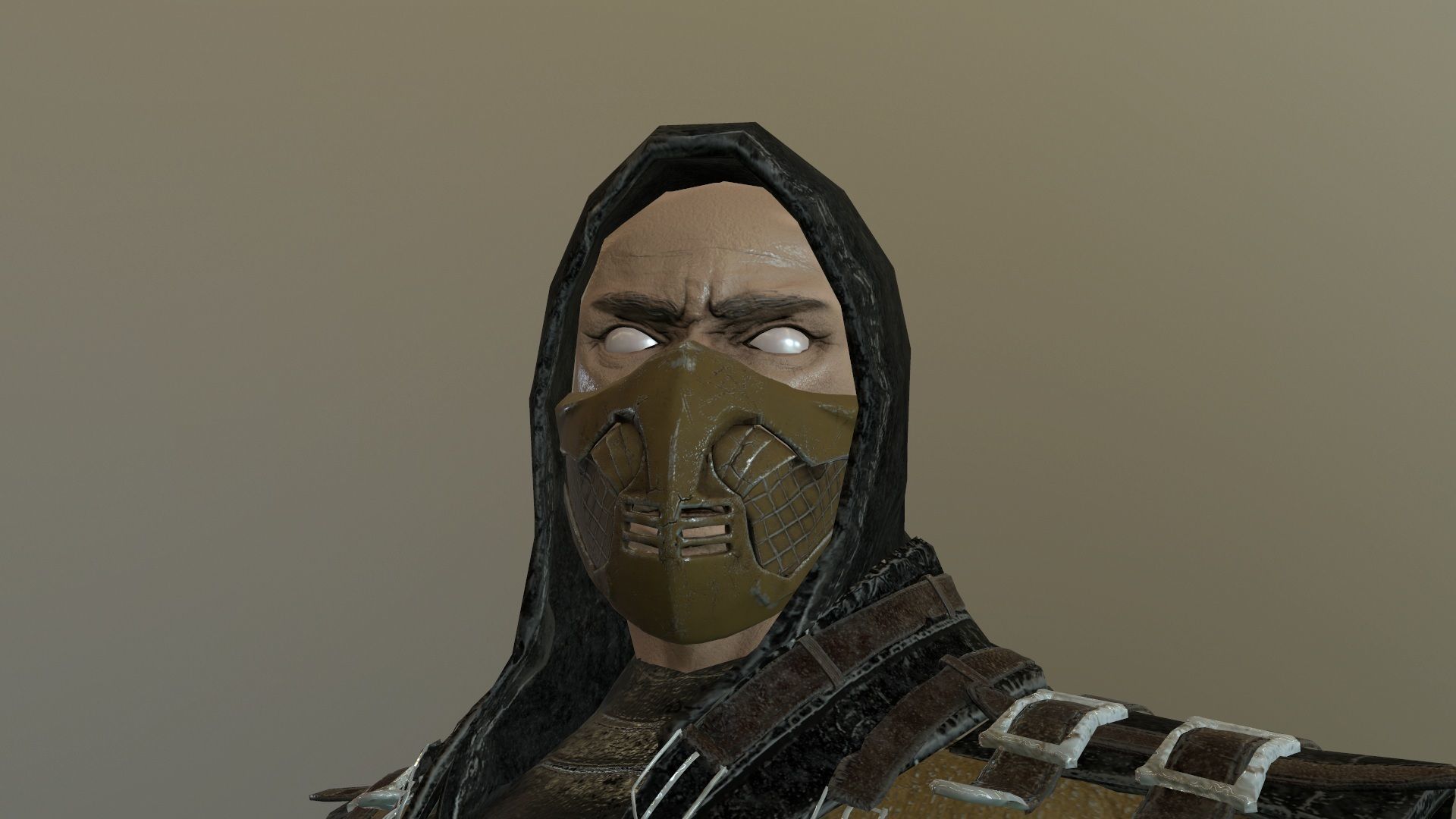 Scorp Low-poly 3D model_5