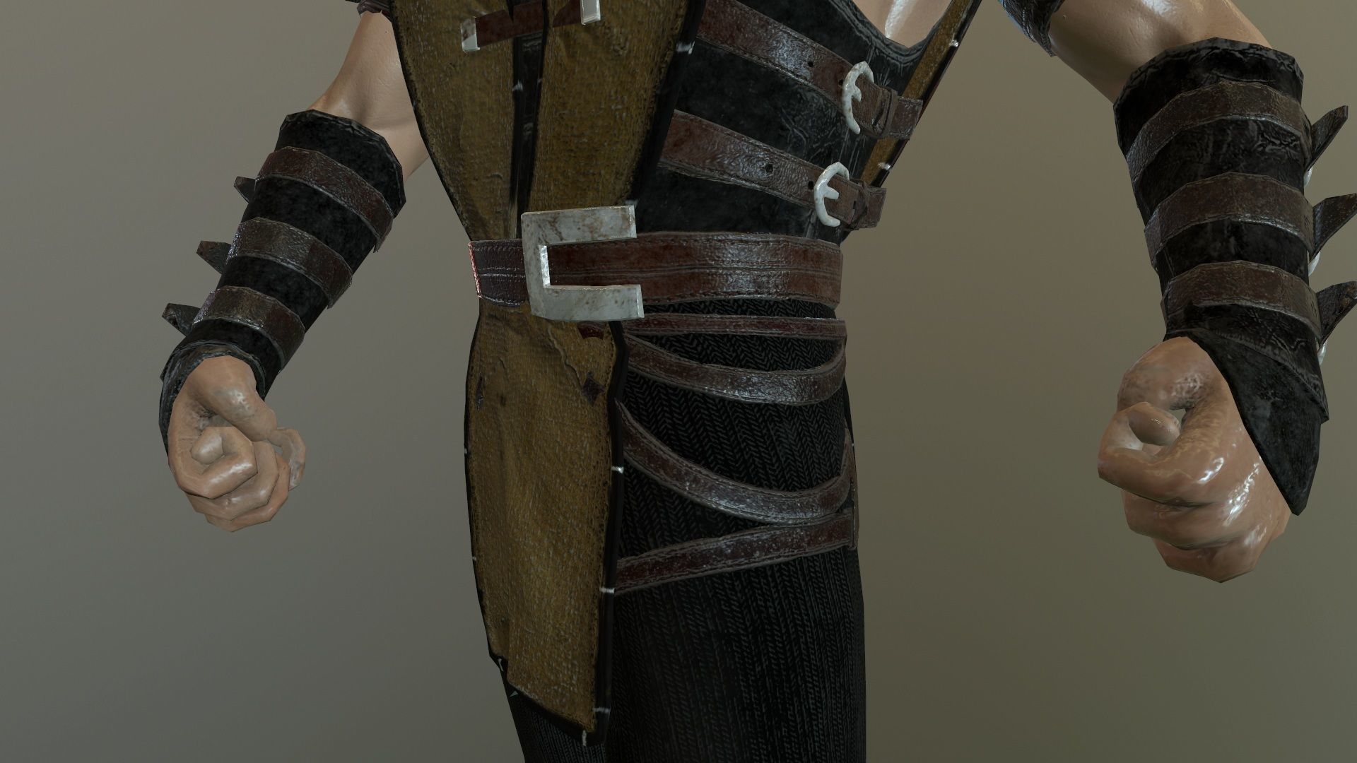 Scorp Low-poly 3D model_6