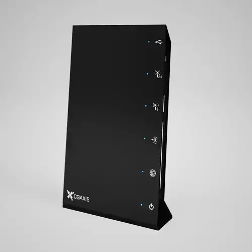 CGAxis WiFi Router 02
