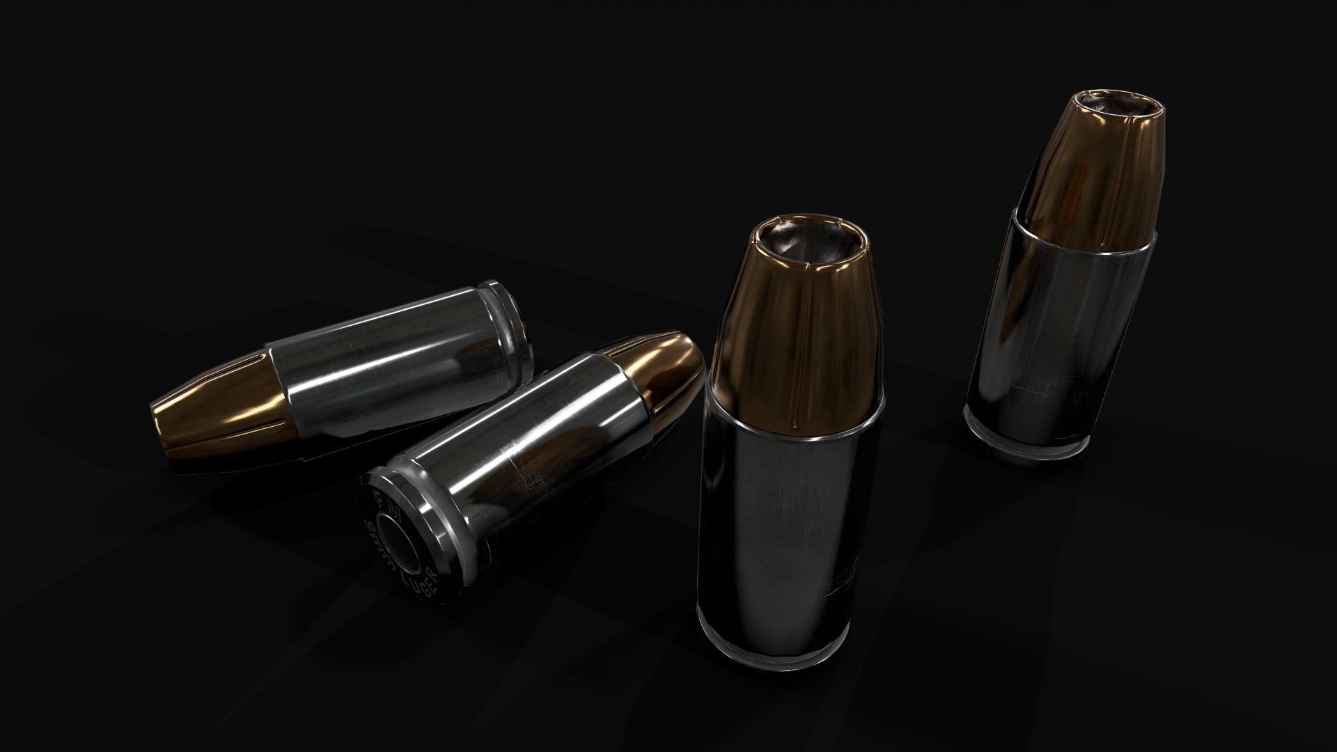 Beretta M9A3 9MM Handgun Low-poly 3D model_51