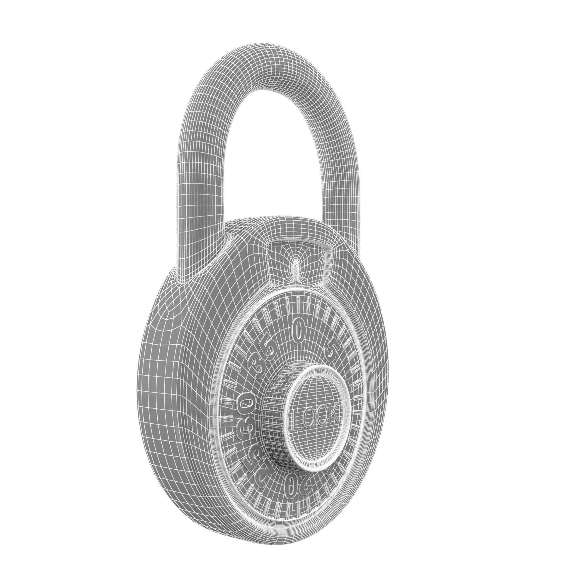 Code lock 3D model | CGTrader