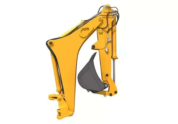 Backhoe Loader Attachment 3D model
