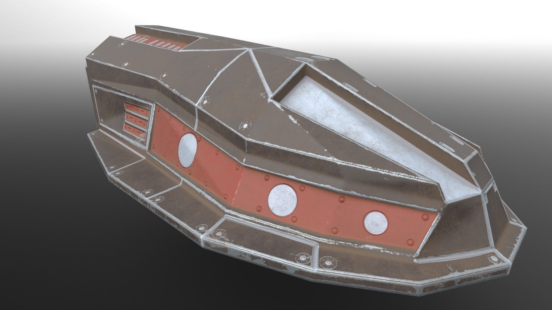 Universal ship-1-pak-1 Low-poly 3D model_10