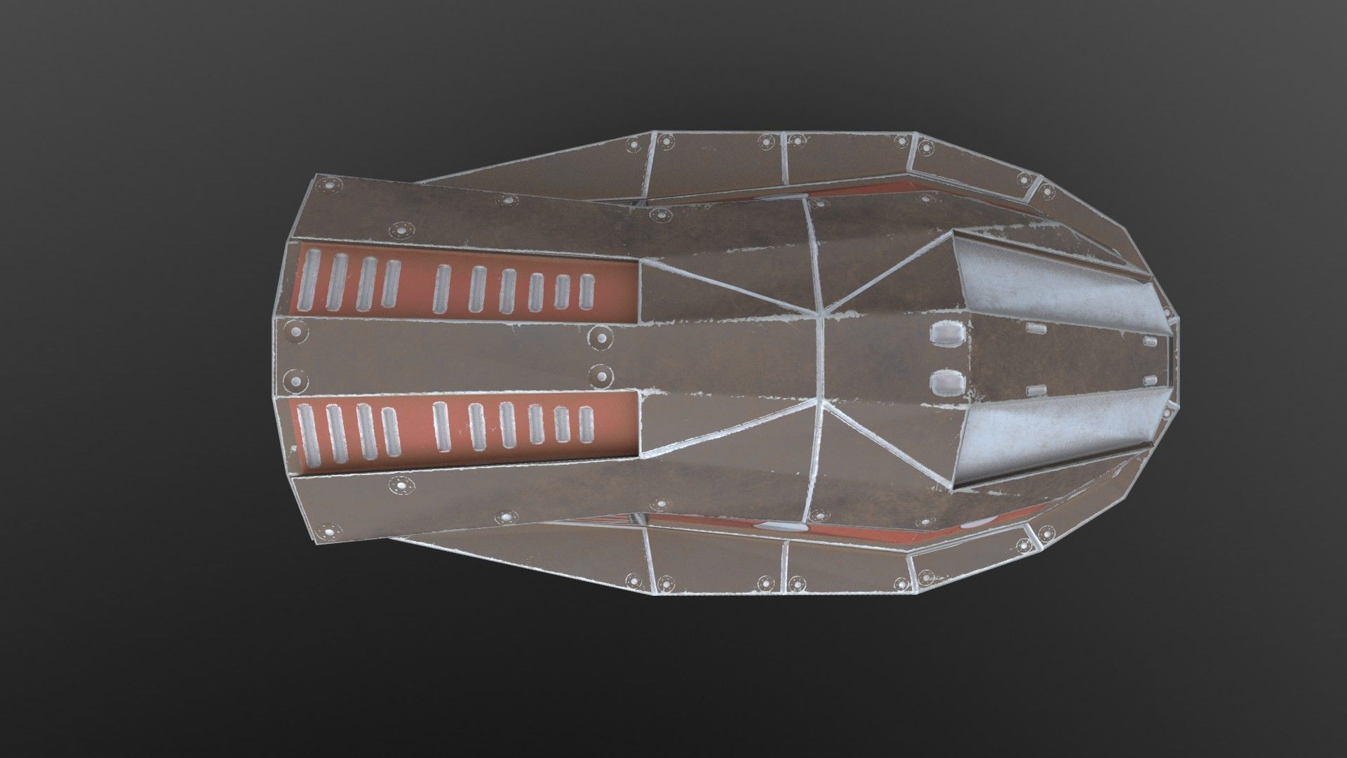 Universal ship-1-pak-1 Low-poly 3D model_5