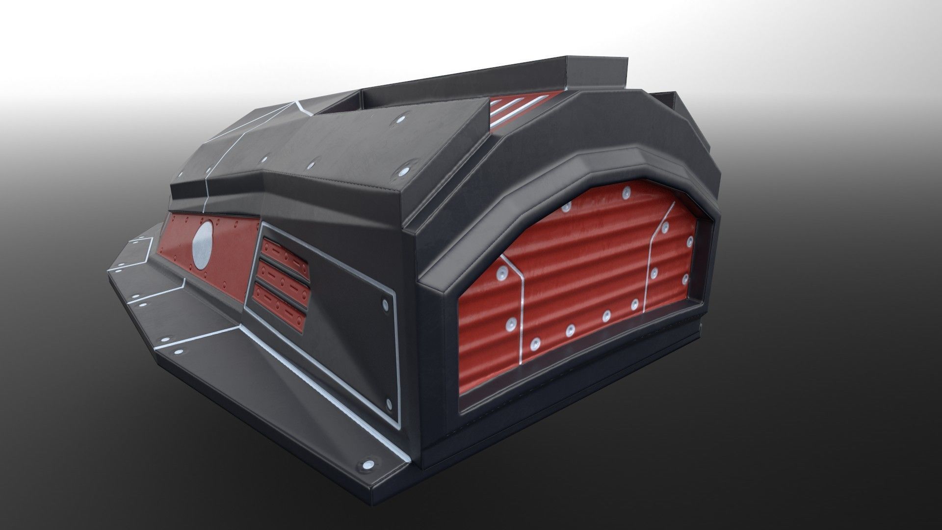 Universal ship-1-pak-1 Low-poly 3D model_7