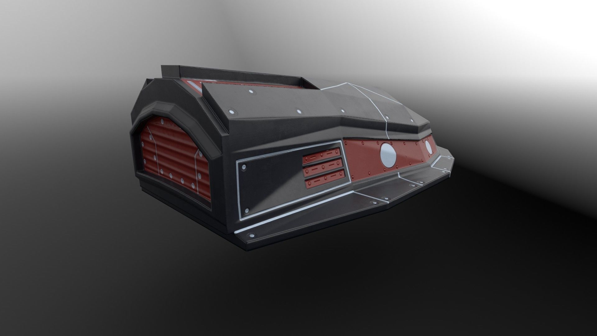 Universal ship-1-pak-1 Low-poly 3D model_6