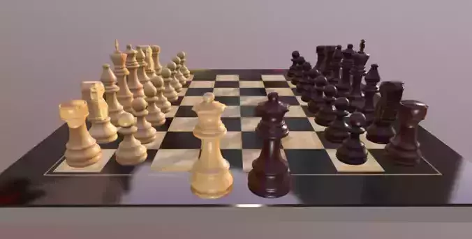 Chess Board 3D print model