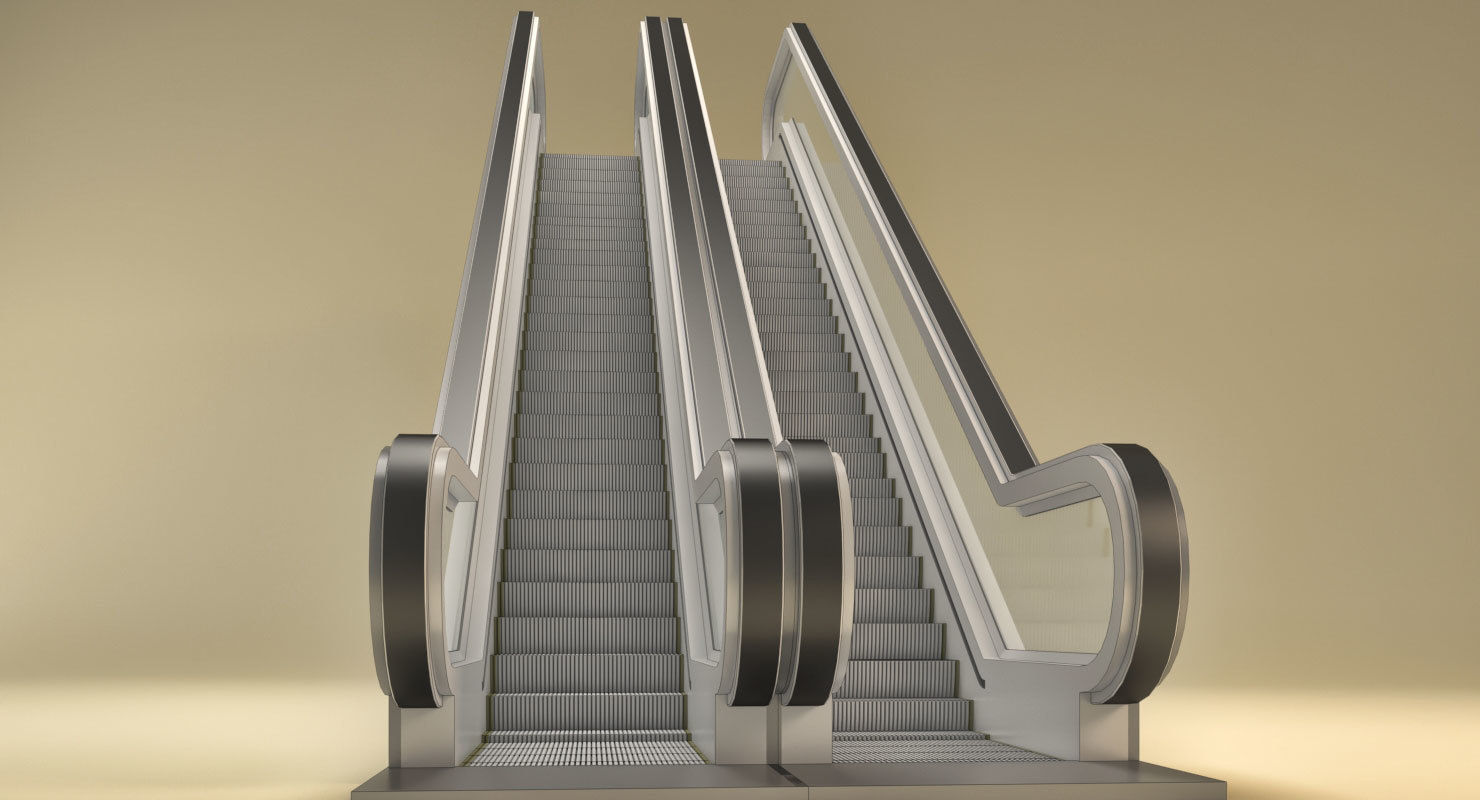 Flexible Escalator 3D model_8