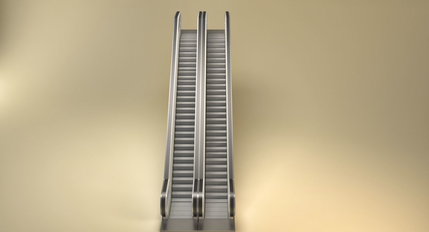 Flexible Escalator 3D model_4