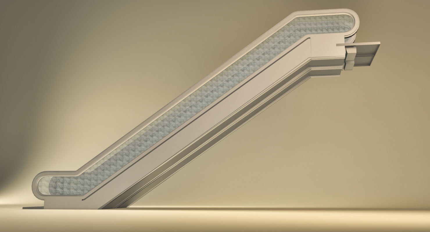 Flexible Escalator 3D model_6