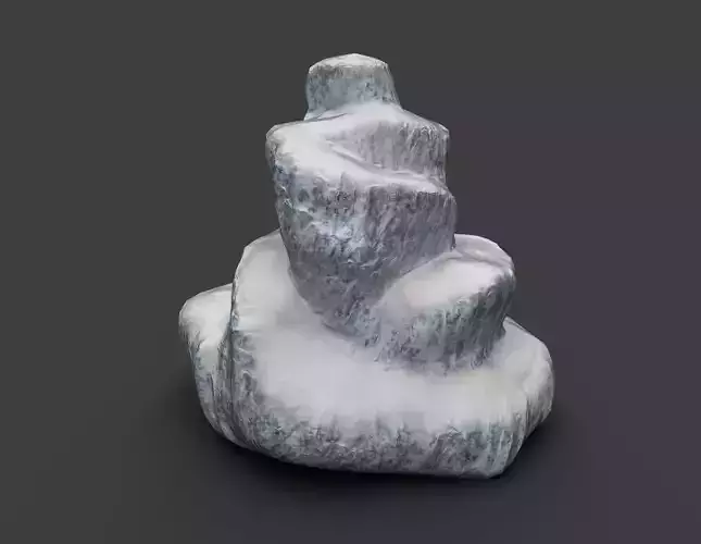 Iceberg ice sculpture