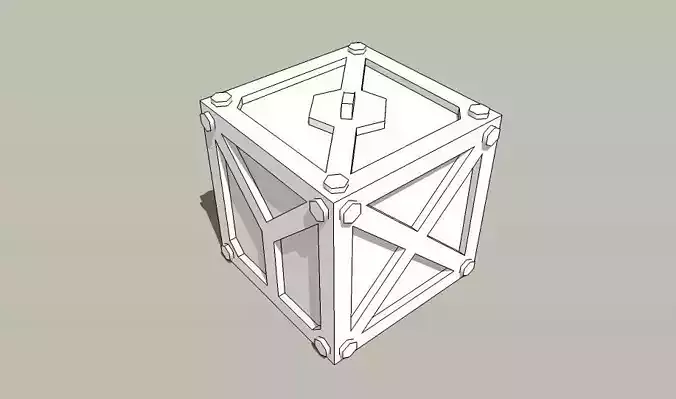 Futuristic Calibration Cube