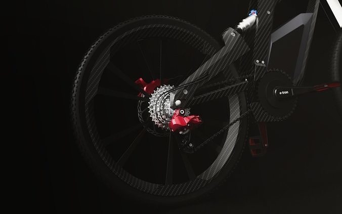 Audi Sport e-tron Mountain Bike  3D model