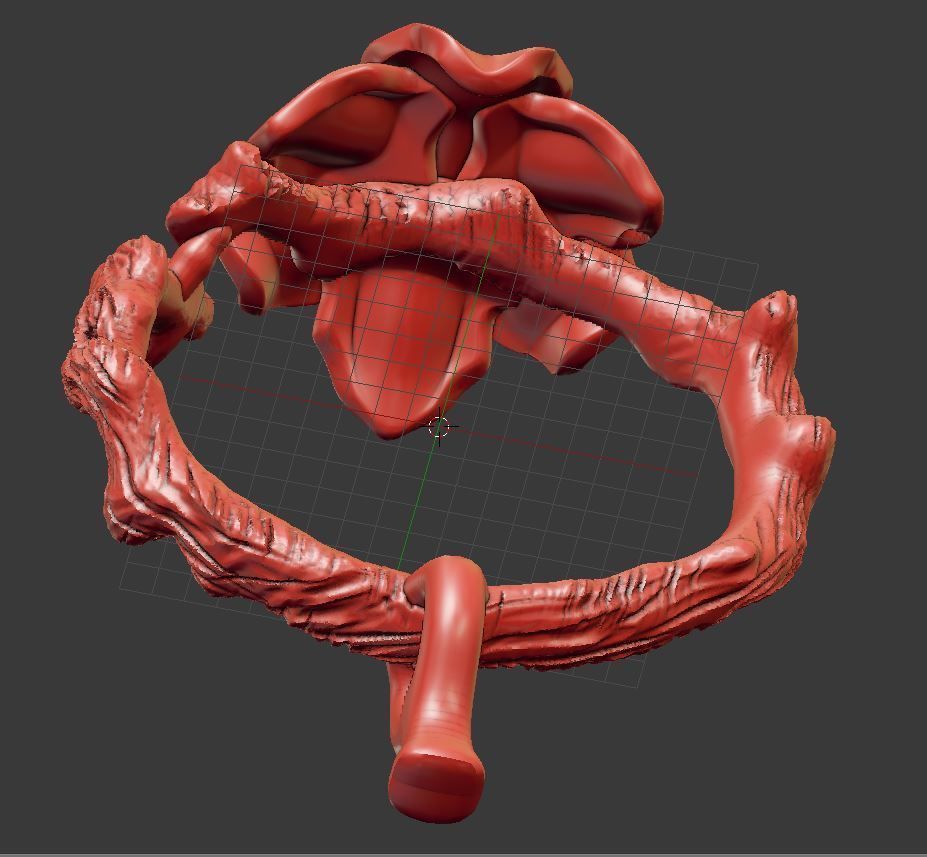 Flower Ring 3D print model_8