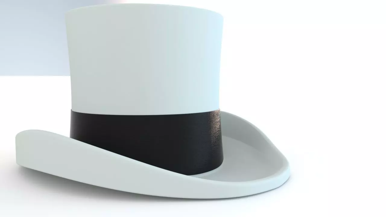 Top Hat 3D model_0